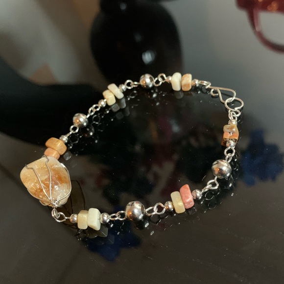 Stone chip bracelet🤎 - Picture 3 of 7